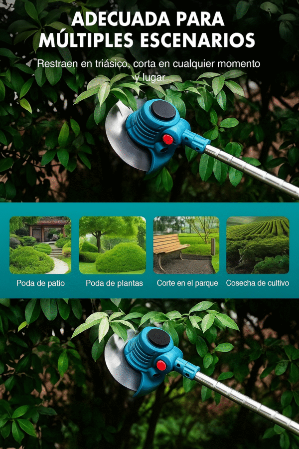 Desbrozadora Inalámbrica 21V – 1800W, Motor Sin Escobillas - Imagen 3