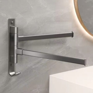 Toallero giratorio de acero inoxidable para baño – Diseño moderno