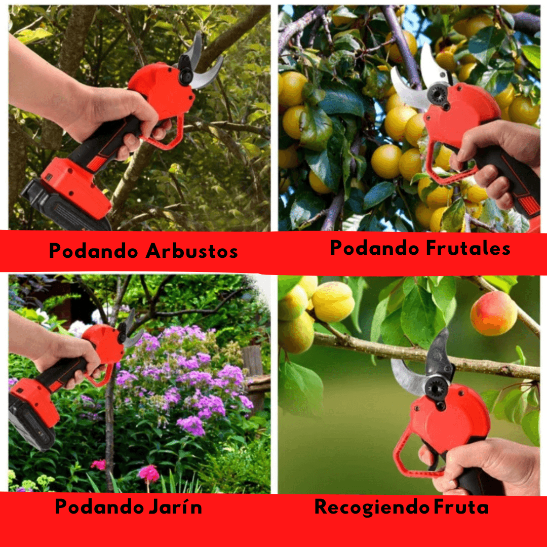 Tijeras de Podar Eléctricas 36V con 2 Baterías | Corte 40 mm | Jardín y Poda Profesional - Imagen 5