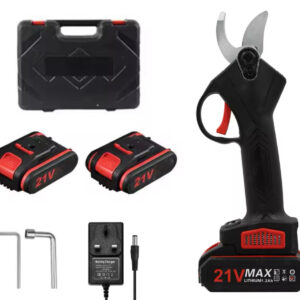 Tijera de Podar Eléctrica 21V Profesional 1200W con 2 Baterías | Poda Jardín y Frutales